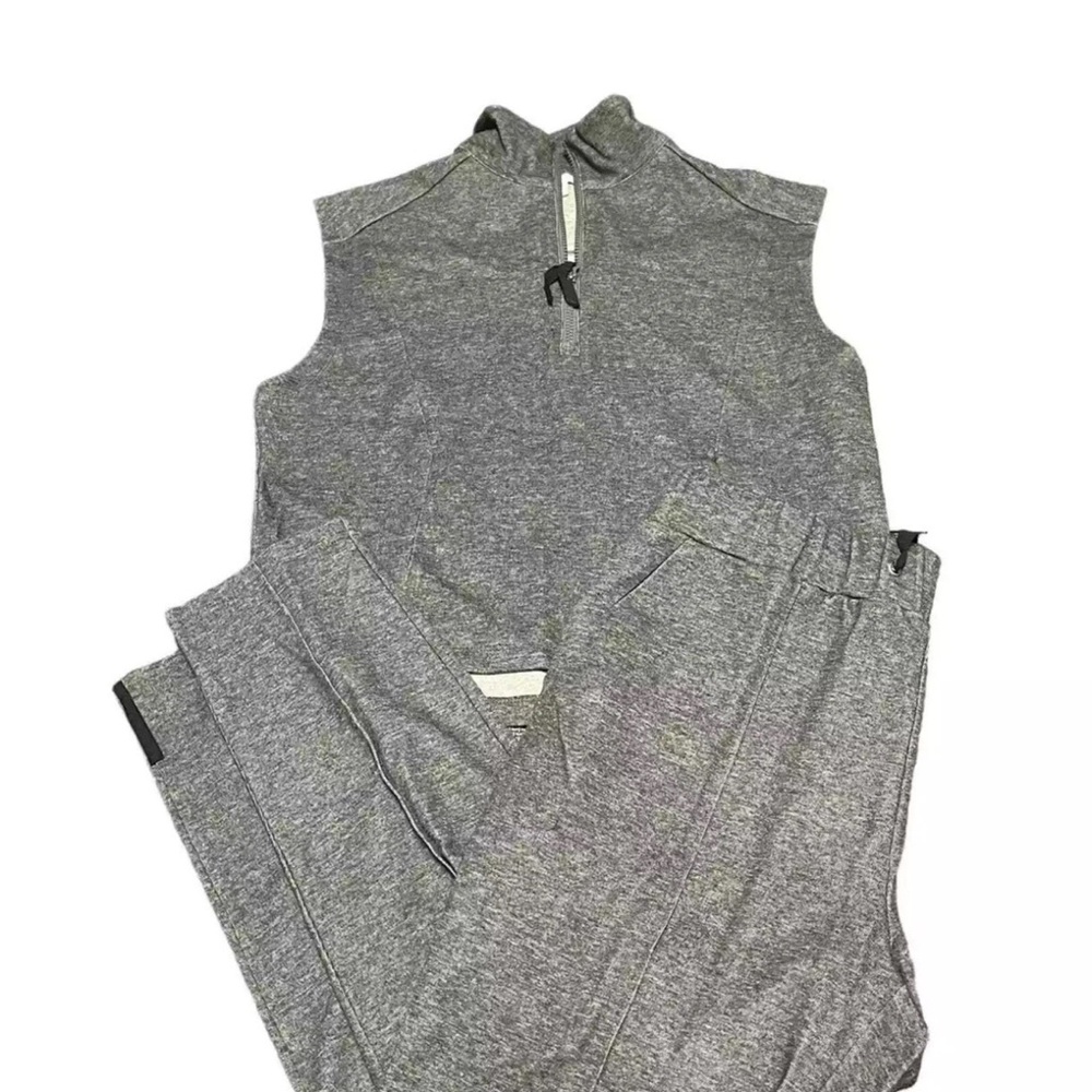 Johhny Was Calme Womens Sweatsuit Gray Athletic Size  large